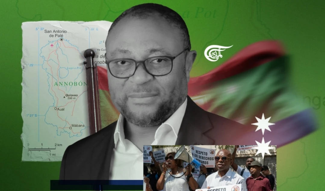 This small island, already located in the southern hemisphere, belongs to Equatorial Guinea by the whims of colonization and decolonization, like the rest of African peoples and cultures. (Al Mayadeen English; Illustrated by Zeinab El-Hajj)