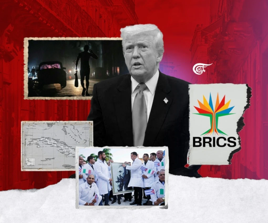 Cuba faces an urgent need for relief, and the second Trump administration is doing its best to sabotage recovery in all sectors as a means of punishing the Cuban people. (Al Mayadeen English; Illustrated by Zeinab El-Hajj)