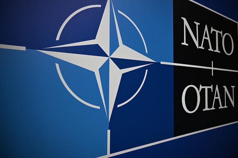 The NATO logo appears in this undated photo. The procurement agency NSPA, based in Capellen, Luxembourg is of central importance (Photo Credit: AFP)