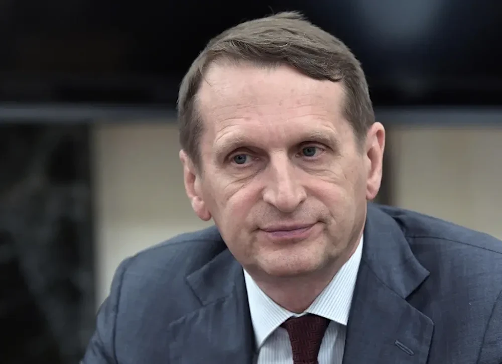 Sergei Naryshkin, head of the Russian Foreign Intelligence Service attends a meeting of the Commission for Military Technical Cooperation, June 24, 2019 (Alexei Nikolsky, Sputnik)