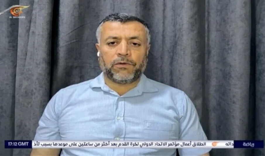 Senior Hamas official Mahmoud Mardawi speaks to Al Mayadeen on May 17, 2025 (Screengrab)