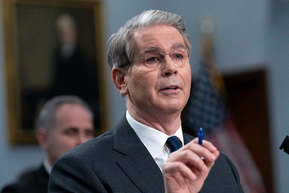 Treasury Secretary Scott Bessent testifies before the House Committee on Appropriations, Subcommittee on Financial Services and General Government, oversight hearing at Capitol Hill in Washington, Tuesday, May 6, 2025 (AP)