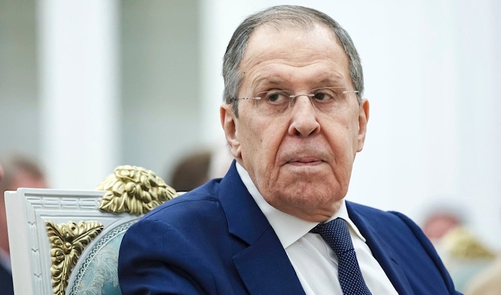 Russian Foreign Minister Sergey Lavrov attends a ceremony to present highest state awards in the Catherine Hall of the Kremlin's Senate Palace in Moscow, Russia, Thursday, May 22, 2025 (AP)