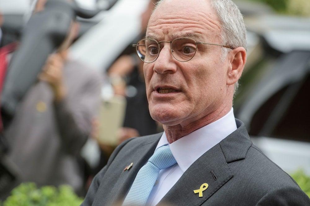 Israeli Ambassador to the US Yechiel Leiter talks with reporters Thursday, May 22, Washington DC, United States (AP)