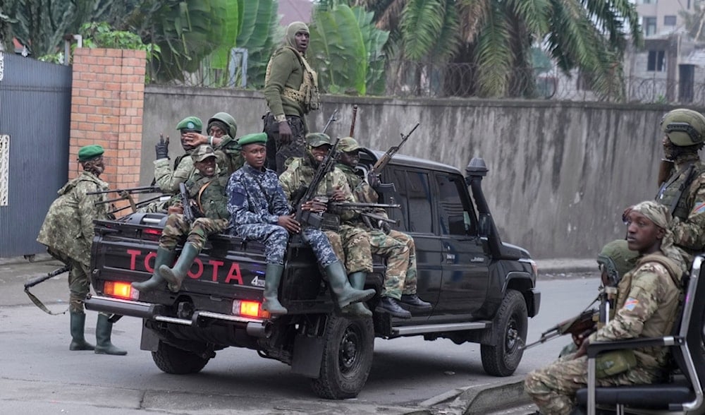 M23 rebels patrol the streets of Goma, Democratic Republic of the Congo, Wednesday, Jan. 29, 2025. (AP)