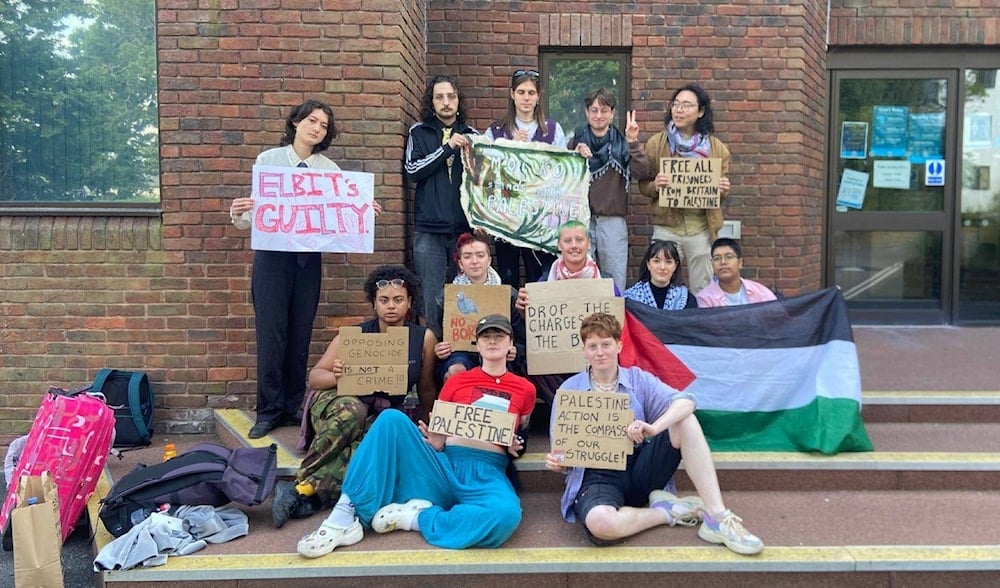 Filton 18: Victims of UK-'Israel' crackdown on anti-Elbit protests