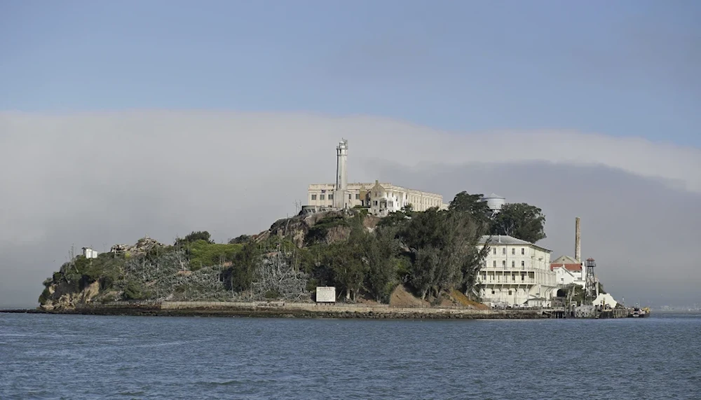 Fog linger behind Alcatraz Island, July 1, 2015, in San Francisco (AP/Eric Risberg)