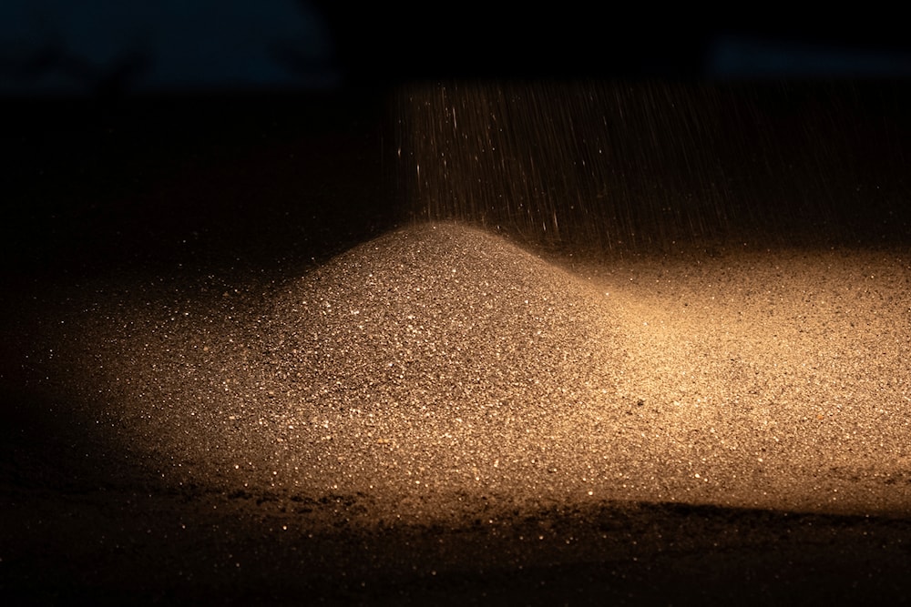 Ilmenite, a key element used to produce titanium, is collected in the country's leading titanium mining company in the central region of Kirovohrad, Ukraine, Feb. 12, 2025. (AP Photo/Efrem Lukatsky, File)