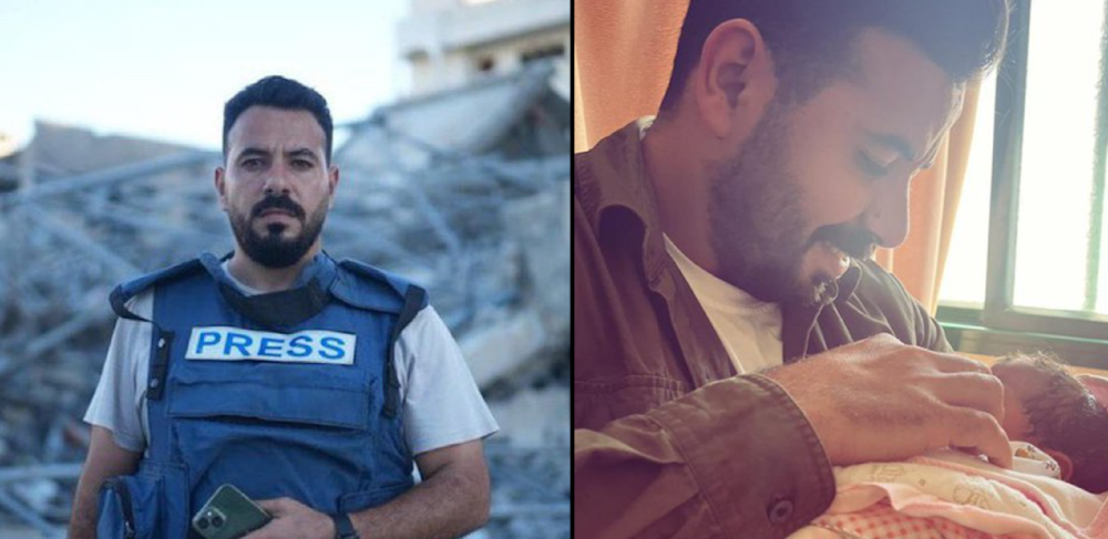 Gaza journalist killed after daughter's birth as total reaches 214