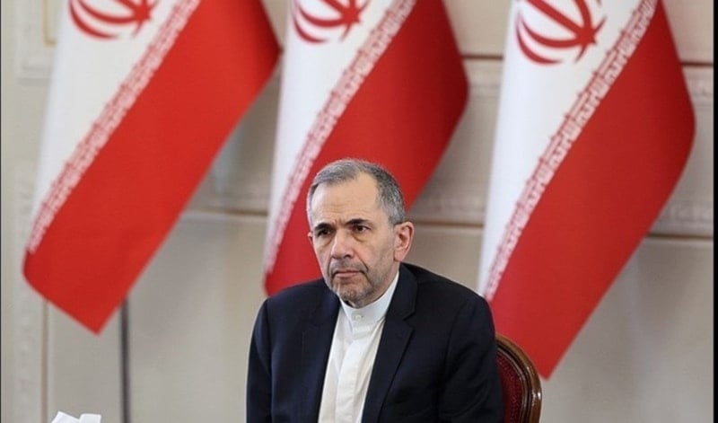 The political assistant to Iran’s Foreign Minister, Majid Takht-Ravanchi, in an interview with Tasnim news agency on May 19, 2025 (Tasnim)