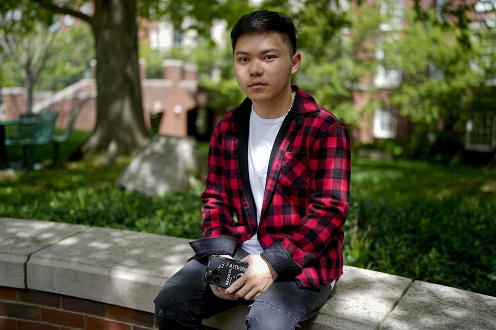 Bao Le, 18, sits for a photo on April 23, 2024, in Nashville, Tenn. The Associated Press spoke with the teenagers and young adults about their experiences on social media (AP/George Walker IV)