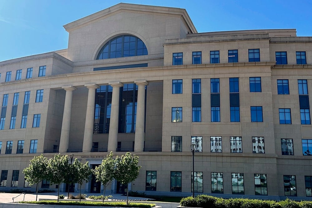 The Nathan Deal Judicial Center, home of Georgia's Supreme Court and Court of Appeals, is seen on May, 1, 2024, in Atlanta. (AP Photo/Kate Brumback, File)