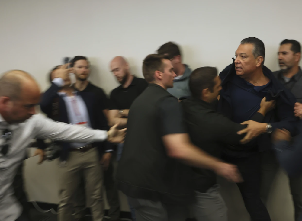 Democratic Senator Padilla detained, handcuffed by security agents