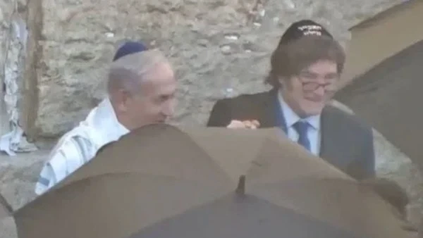Netanyahu, Argentina's Milei storm al-Aqsa, perfom Talmudic rituals