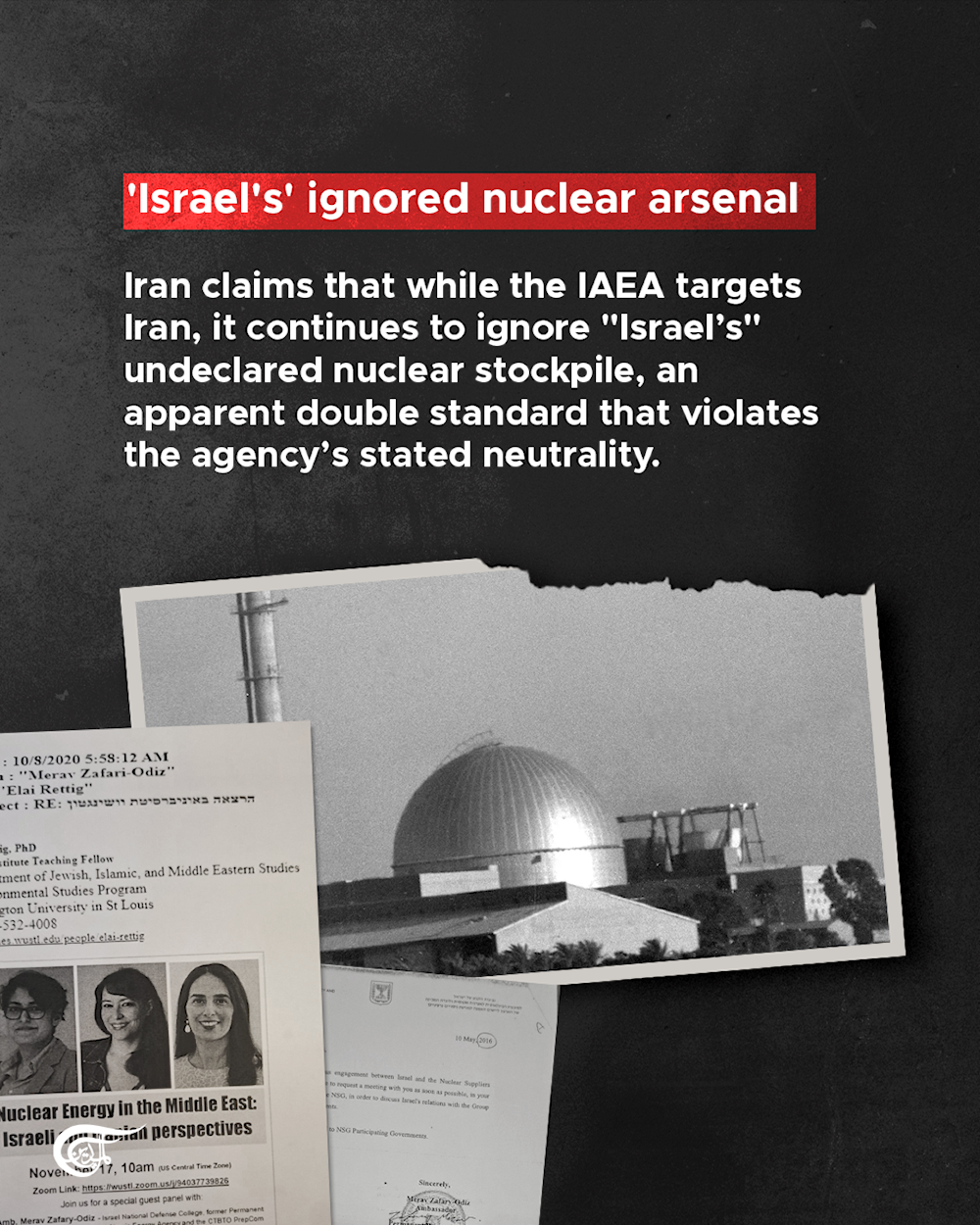 Leaked documents expose IAEA-‘Israel’ collusion to target Iran's nuclear program: Iranian media