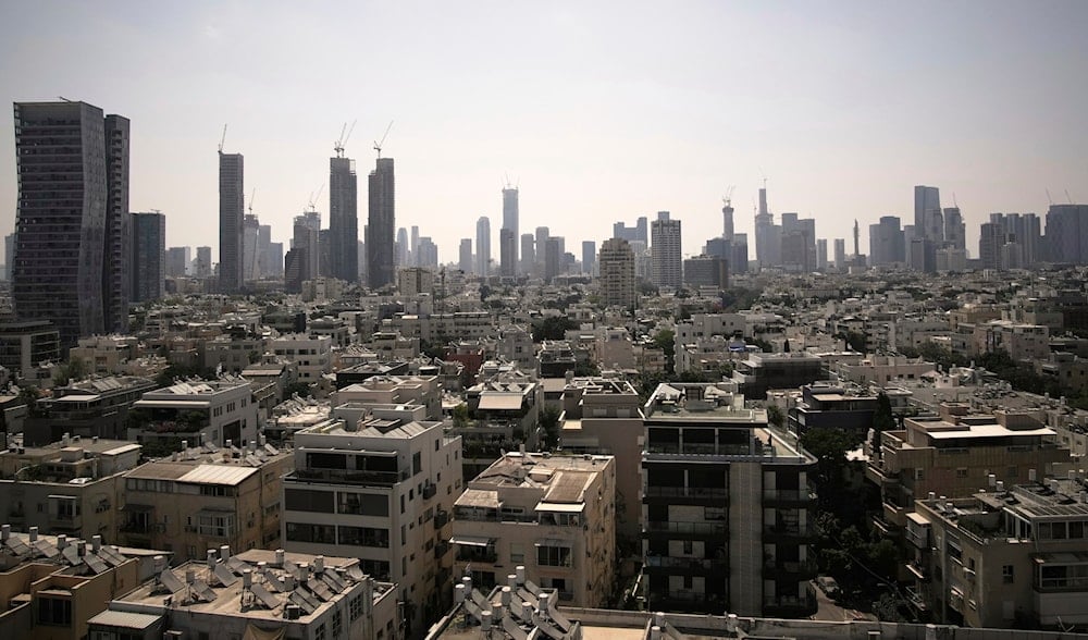 A general view of Tel Aviv's skyline, Friday, June 13, 2025. (AP)