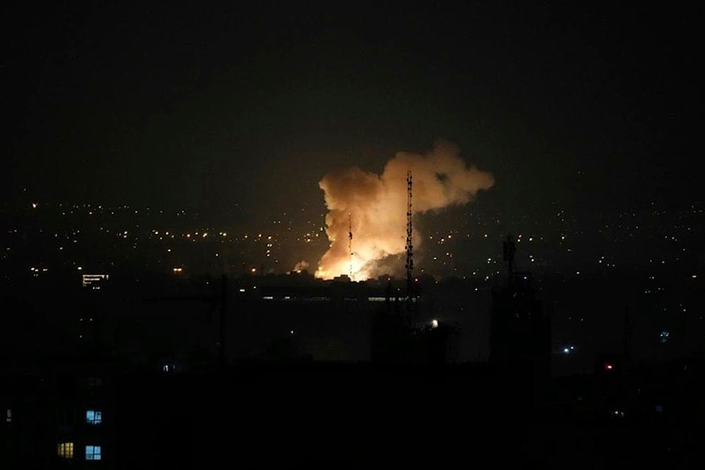 Smoke rises from an attack in Tehran, Iran, by the Israeli occupation on Friday, June 13, 2025 (AP)
