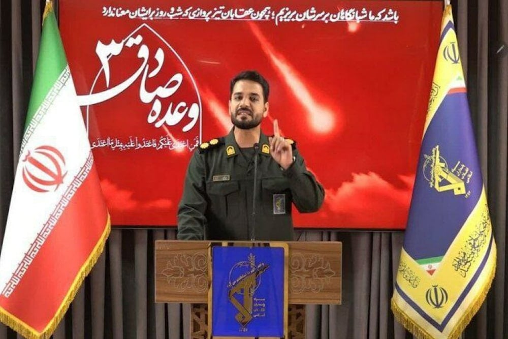 Iran's Islamic Revolutionary Guard Corps (IRGC) appoints Colonel Iman Tajik as military spokesman for its Aerospace Force and for Operation True Promise 3.