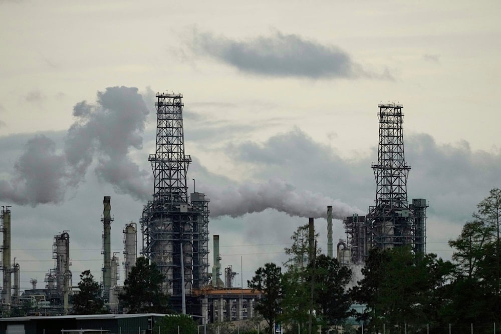 FILE - The Marathon Garyville Oil Refinery in Reserve, La., is seen Monday, April 7, 2025. (AP Photo/Gerald Herbert, file)