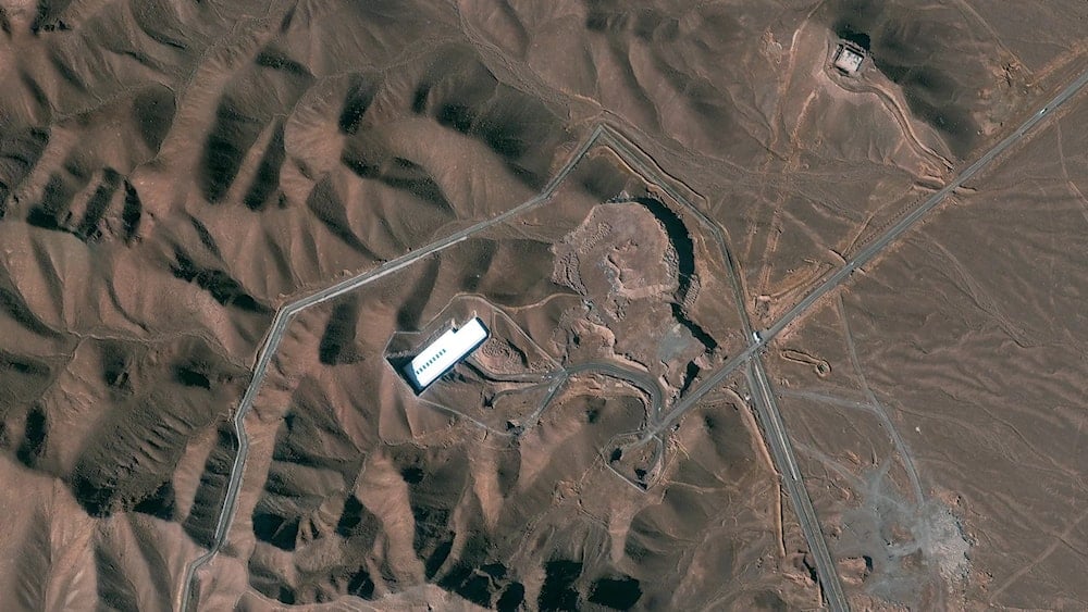 A 2013 satellite photo of Iran's Fordow enrichment facility. Photo: DigitalGlobe via Getty Images
