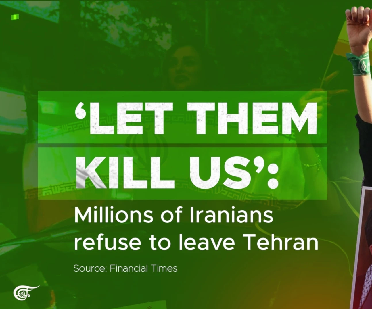 ‘Let them kill us’: millions of Iranians refuse to leave Tehran ‘Let them kill us’: millions of Iranians refuse to leave Tehran