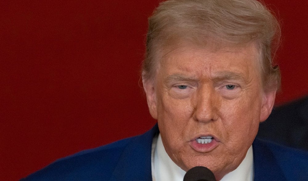 President Donald Trump speaks from the East Room of the White House in Washington, Saturday, June 21, 2025. (AP)