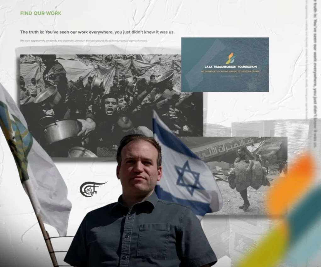 The crusade is well underway, 20 months and counting, 77 years and counting. The conflation should be crystalline.  (Al Mayadeen English; Illustrated by Batoul Chamas)