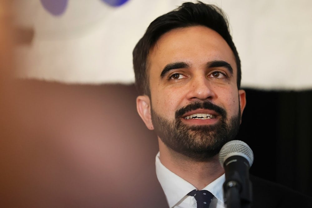 Democratic mayoral candidate Zohran Mamdani speaks at his primary election party, Wednesday, June 25, 2025, in New York (AP)
