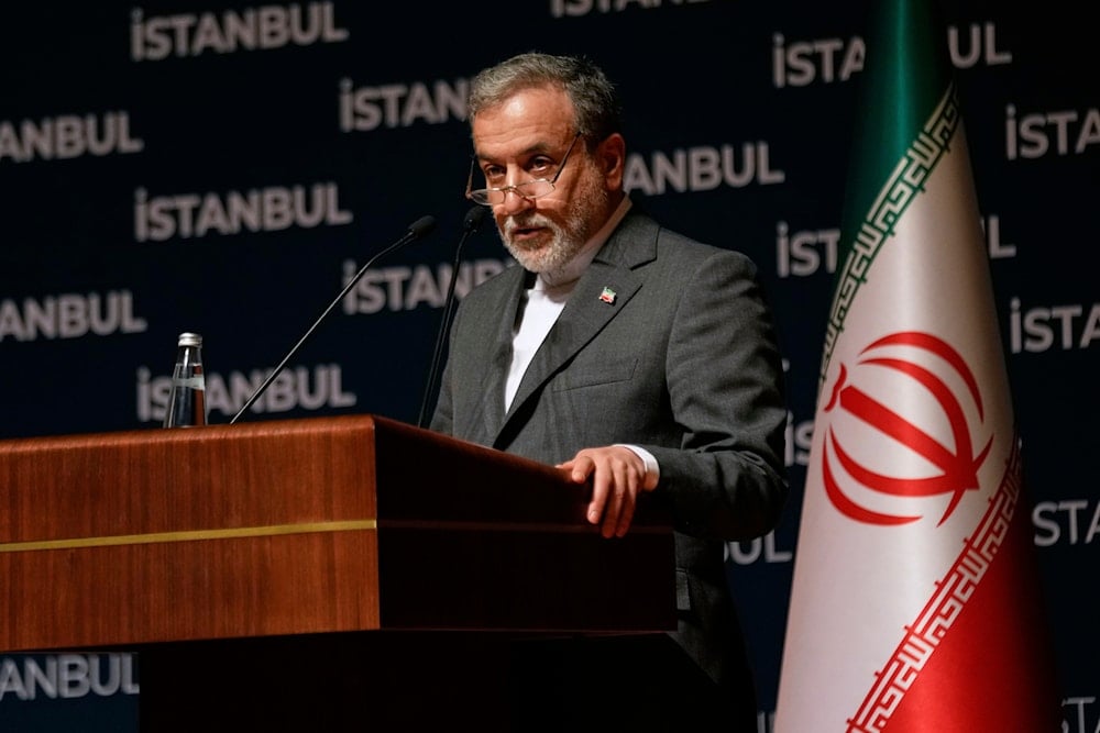 ranian Foreign Minister Abbas Araghchi attends a news conference in Istanbul, Turkey, on June 22, 2025. (AP Photo/Khalil Hamra)