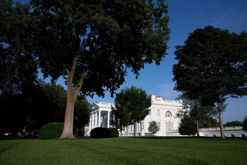 The White House is photographed in the early evening, Monday, June 23, 2025, in Washington. (AP Photo/Jacquelyn Martin)