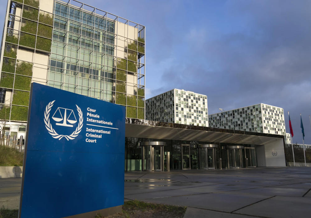 Exterior view of the International Criminal Court in The Hague, Netherlands on December 6, 2022. (AP)