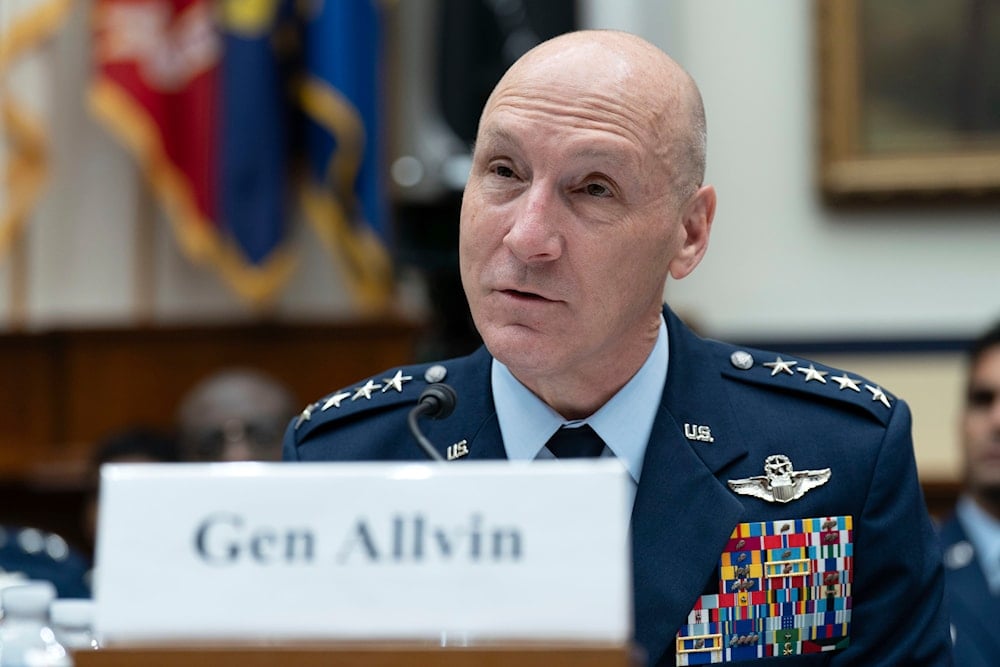 Air Force Chief of Staff Gen. David Allvin testifies before the House Committee on Armed Services hearing on the Department of the Air Force Fiscal Year 2026 Posture on Capitol Hill in Washington, Thursday, June 5, 2025 (AP)