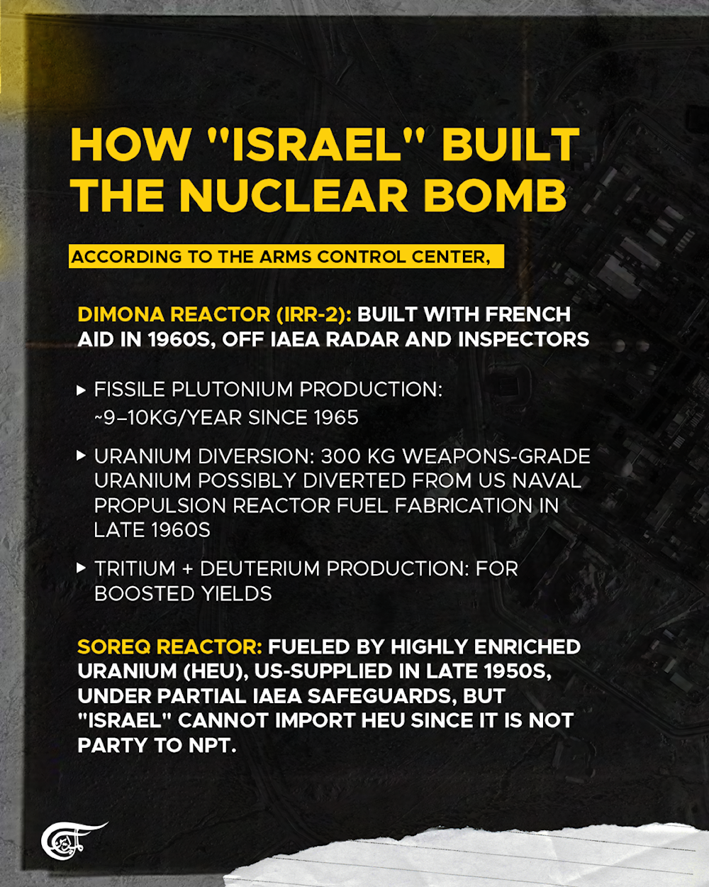 'Israel’s' nuclear arsenal: Off the record, global double standard