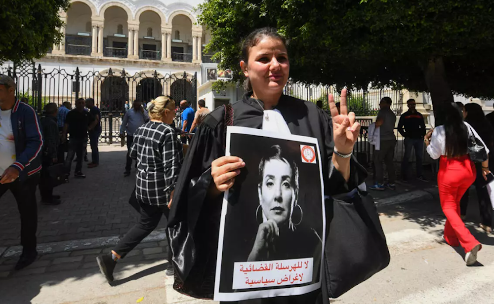 Tunisian court jails lawyer critical of president to two years