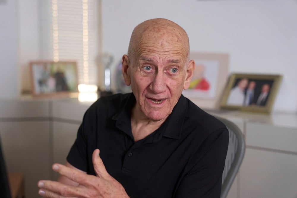 Olmert says Israeli settlers are committing daily war crimes.