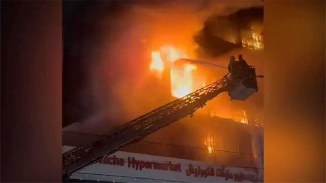 Fire at new Iraqi mall kills at least 77 people