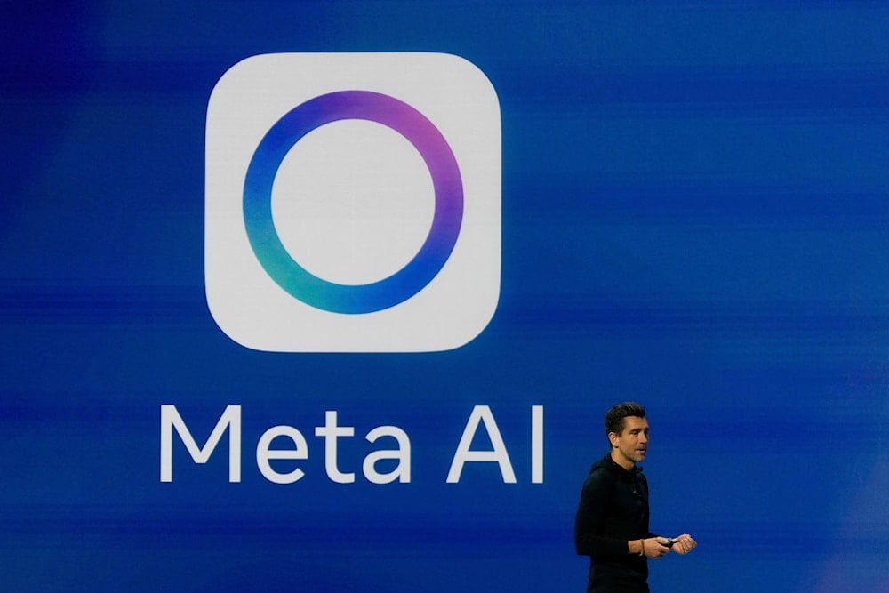  Meta Chief Product Officer Chris Cox speaks at LlamaCon 2025, an AI developer conference, in Menlo Park, Calif., April 29, 2025 (AP)