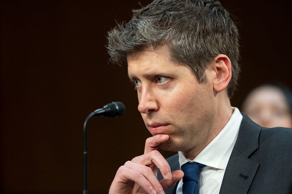 Sam Altman, co-founder and chief executive officer, OpenAI, listens to testimony during a Senate Committee on Commerce, Science, and Transportation hearing, Thursday, May 8, 2025, in Washington (AP)