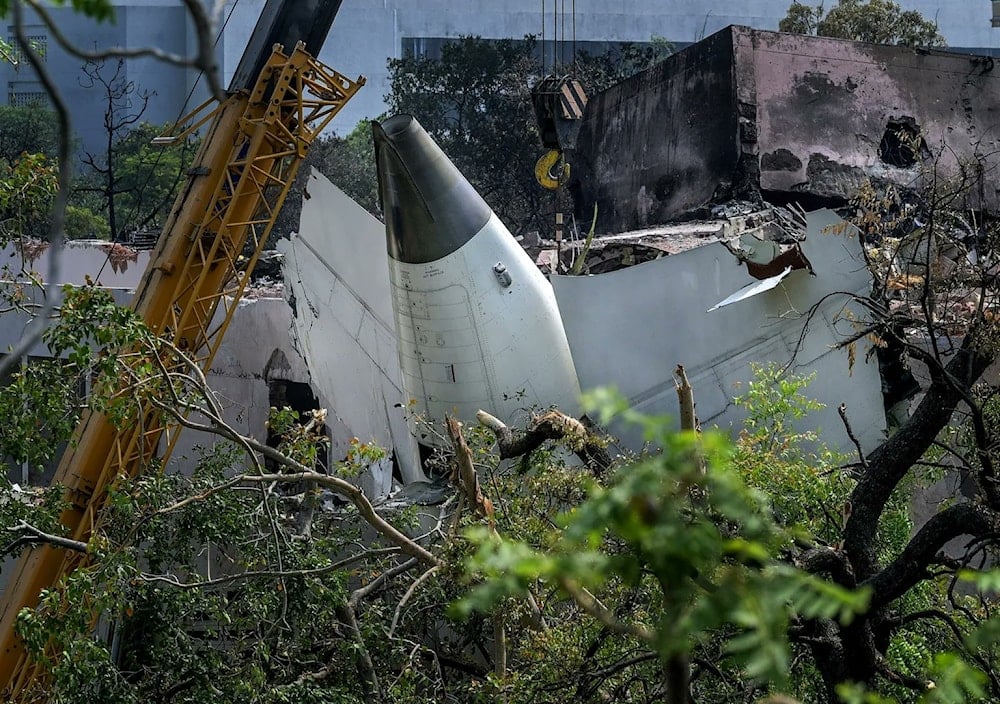 Wreckage of AN-24 plane that crashed in Amur region, east Russia on July 24, 2025. (Social media)