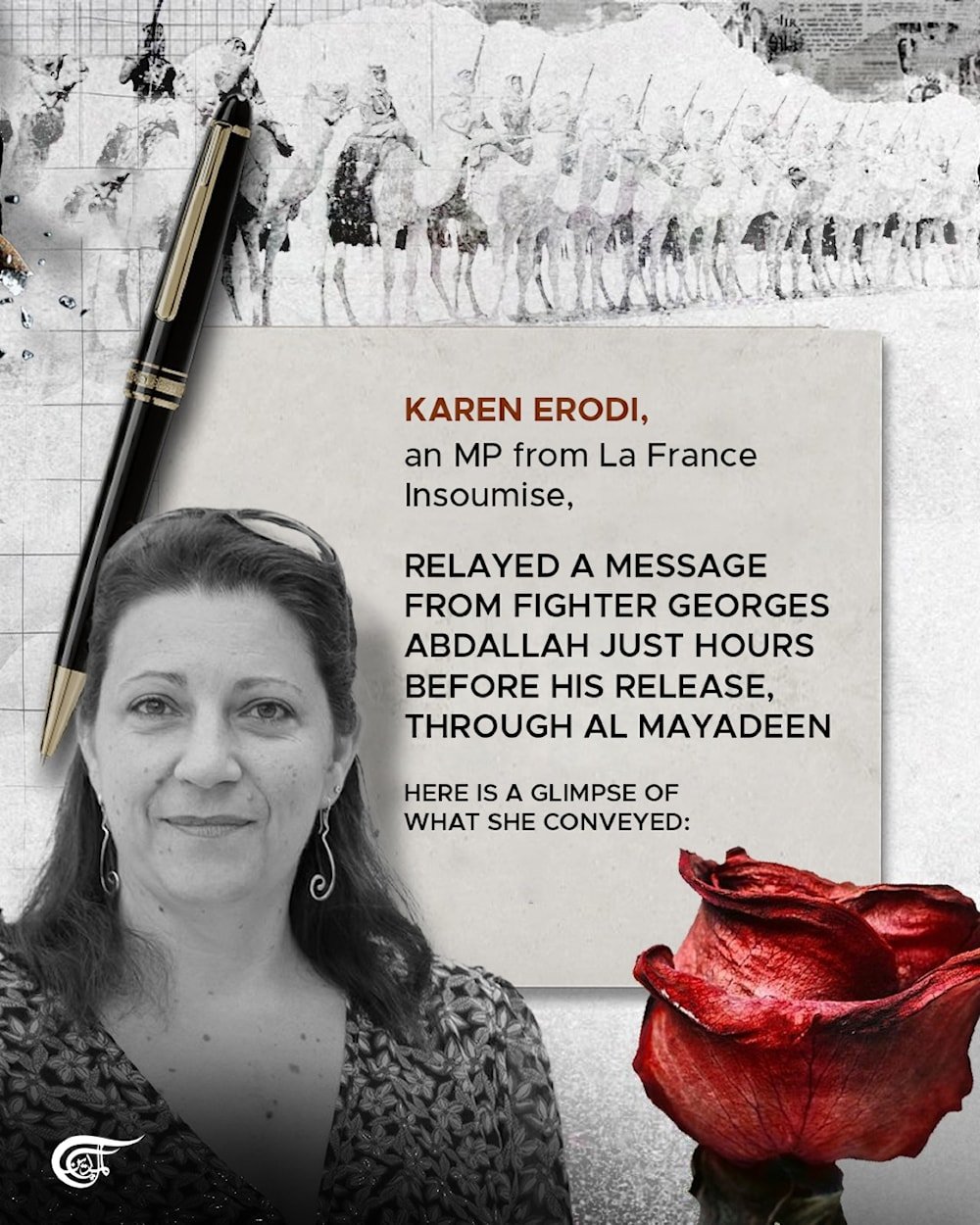 A message from Georges Abdallah before his release through Al Mayadeen