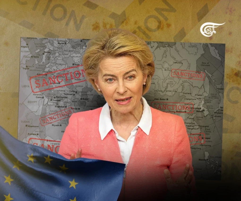The leaders of Europe still seem not to have realized either the declining impact of their actions, nor the long-term negative consequences they will have for the continent. (Al Mayadeen English; Illustrated by Zeinab el-Hajj)