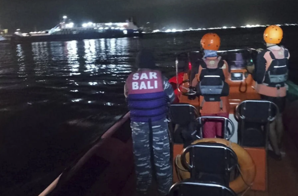 Two dead, at least 61 missing after ferry sinks near Bali