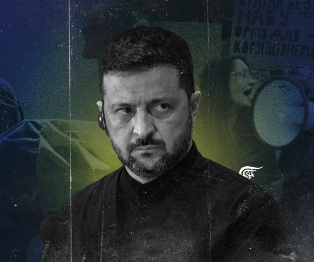 Ukrainians have a cautionary term for what is taking place today in their country, ‘Don't dig a hole for someone else, or you'll fall into it yourself.’ (Al Mayadeen English; Illustrated by Zeinab el-Hajj)