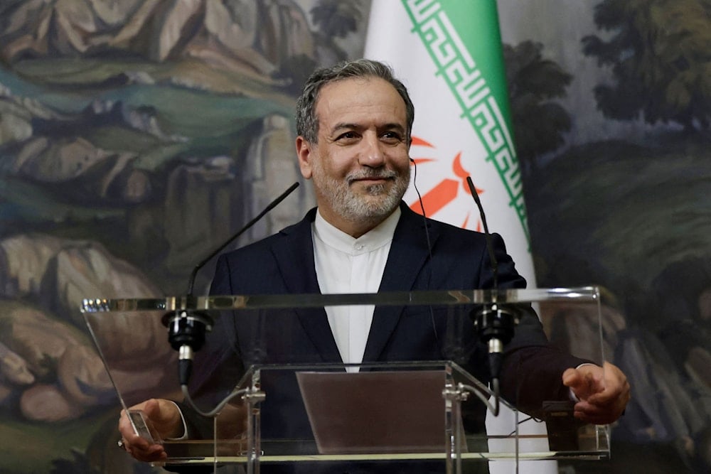 Iran's Foreign Minister Seyed Abbas Araghchi attends a joint press conference with the Russian foreign minister following their talks in Moscow on April 18, 2025. (PHOTO / POOL VIA AFP)