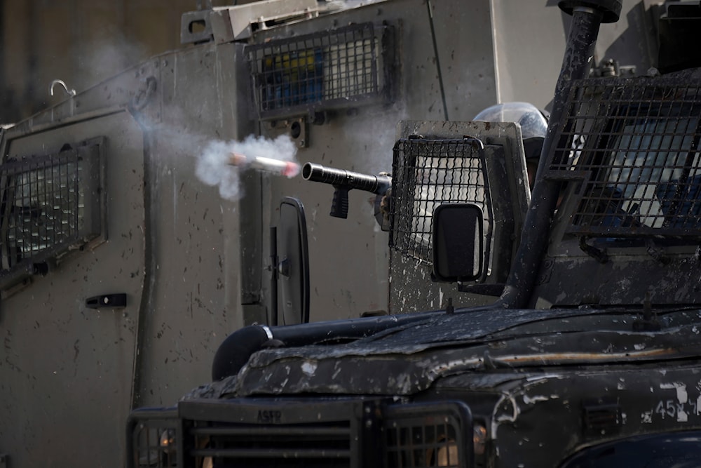 30 Palestinians injured by tear gas fired by Israeli forces in Beita.