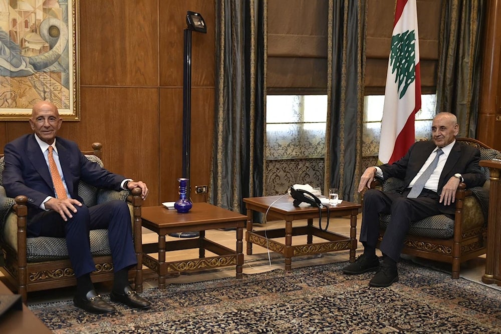 Lebanon House Speaker says talks with US envoy 'good and constructive'