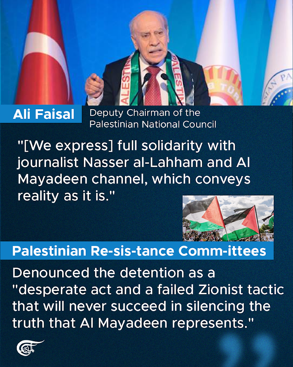 Global condemnations flood in following 'Israel's' detention of Al Mayadeen's bureau chief