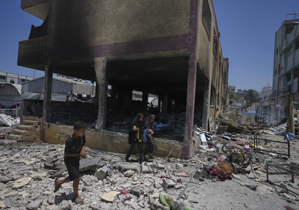 Plan proposes transit camps for Gazans ahead of possible relocation