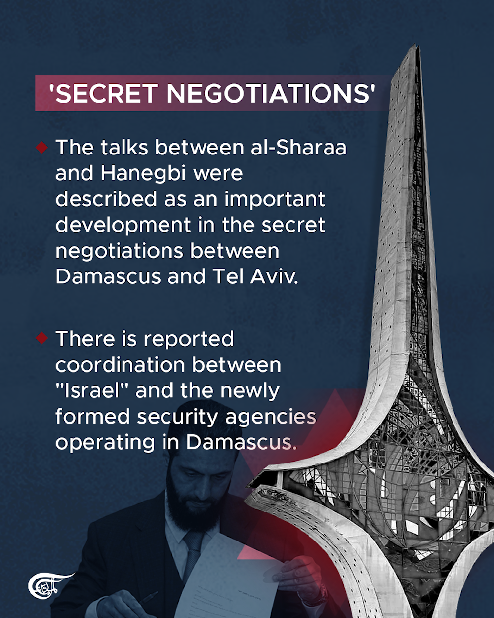 Syria's al-Sharaa meets Israeli National Security Advisor: Here's what informed sources told Al Mayadeen