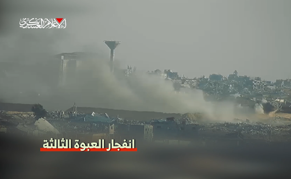 Al-Qassam Brigades release footage of IOF destruction in Khan Younis